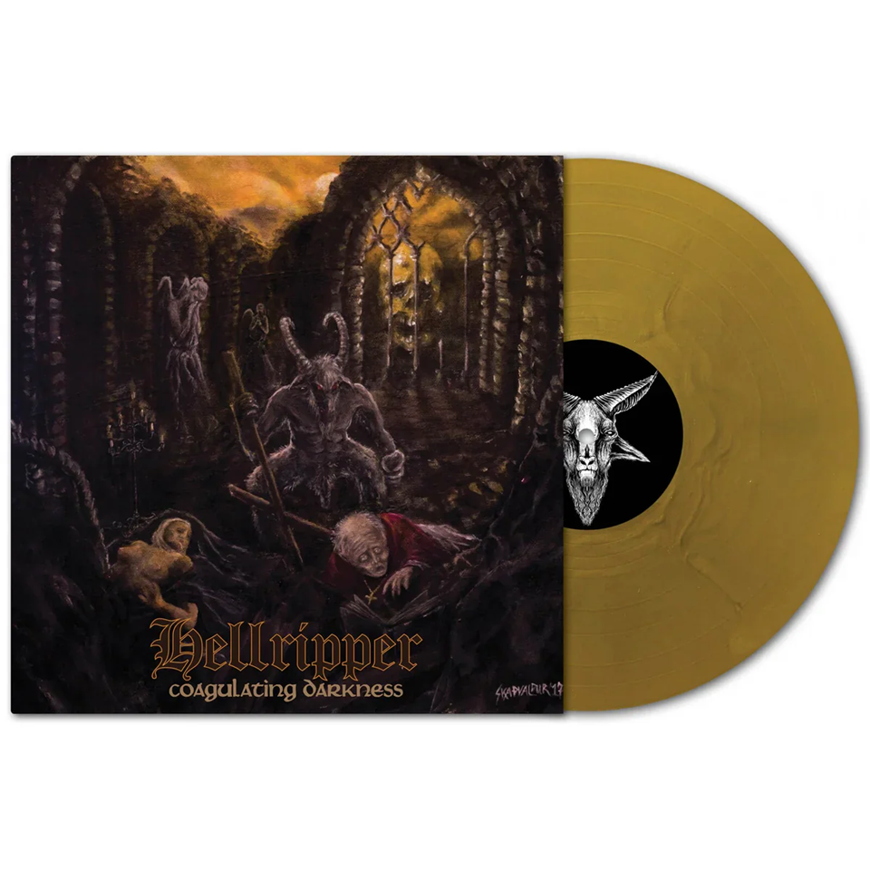 HELLRIPPER - Coagulating Darkness (30th Anniversary Gold Vinyl Edition)